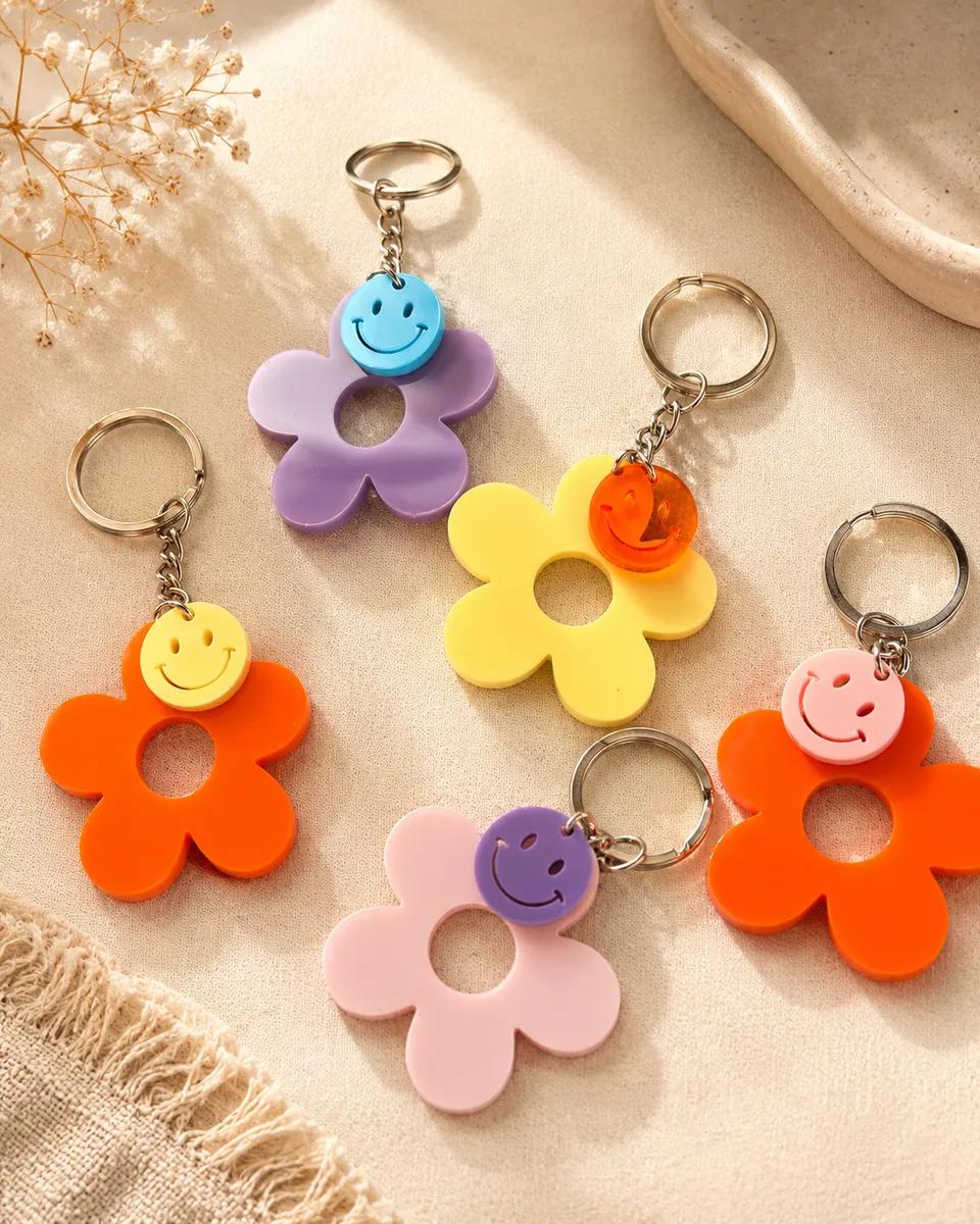 Llavero Happy Flower
