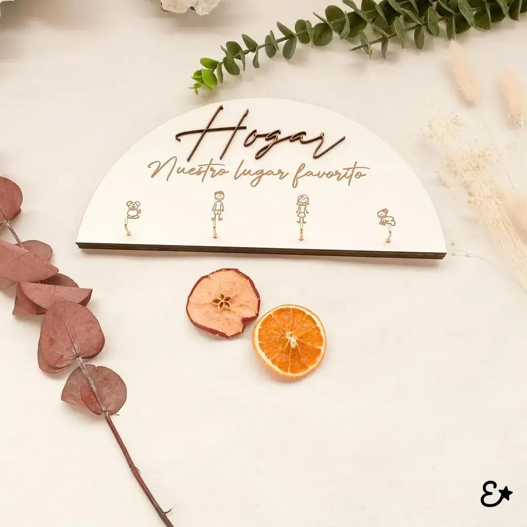 Porta Llaves Media Luna