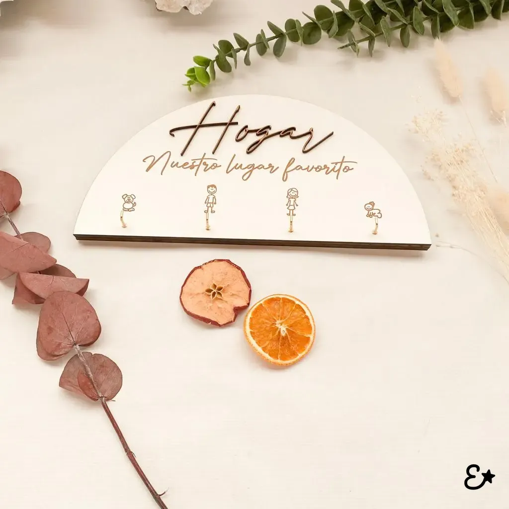 Porta Llaves Media Luna